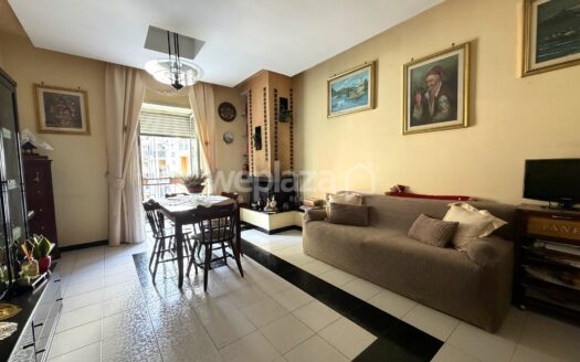 Trilocale con terrazzo e giardino.